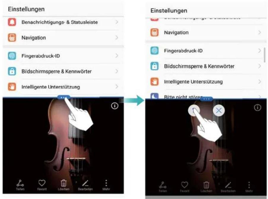 Einstellungen Benachrichtigungs- & Statusleiste > Navigation > Fingerabdruck-ID > Bildschirmsperre & Kennwörter > Intelligente Unterstützung > Einstellungen Benachrichtigungs- & Statusleiste > Navigation > Fingerabdruck-ID > Bildschirmsperre & Kennwörter > Intelligente Unterstützung > Bitte nicht störer... Teilen Favorit Löschen Bearbeiten Mehr