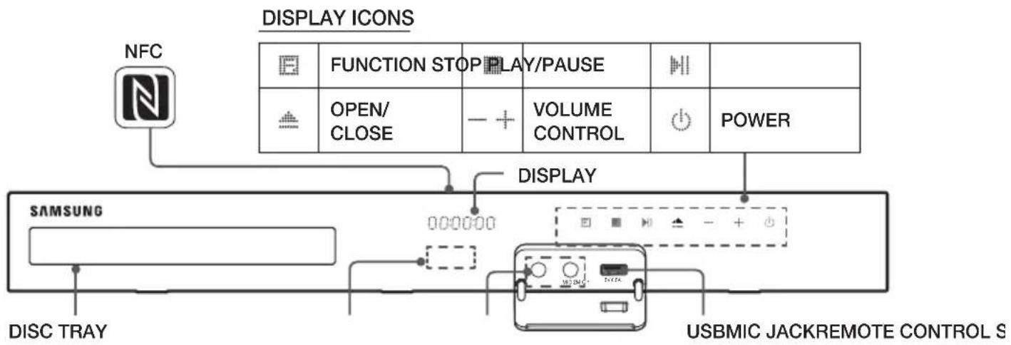 SAMSUNG HT-H5500K - Front Panel - 1