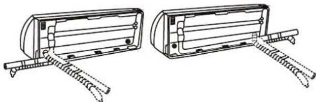 COMFEE CF-XTW09 IU - NOTE ON PIPING ANGLE - 1