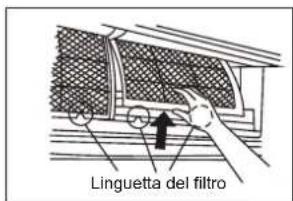 Linguetta del filtro