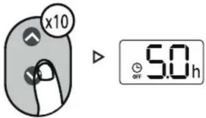 x10 5.0h OFF