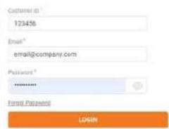 Customer ID * 123456 Email * email@company.com Password * ****** Femt Password LOGIN