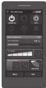 My Heat Pump Temperature 100 Hot Temperature 18°C Air Pressure Air Air Pressure Balance Reset