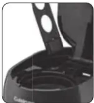 CUISINART DCC-1500TG - Insert filter and add the ground coffee - 1