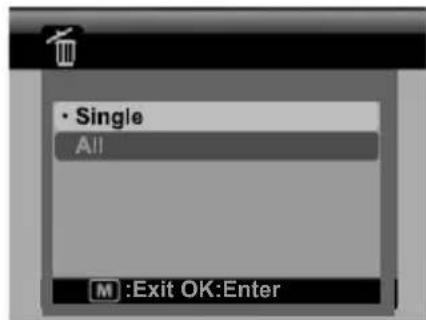 • Single All M :Exit OK:Enter