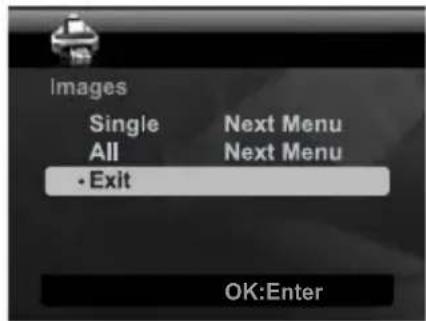 Images Single Next Menu All Next Menu • Exit OK:Enter