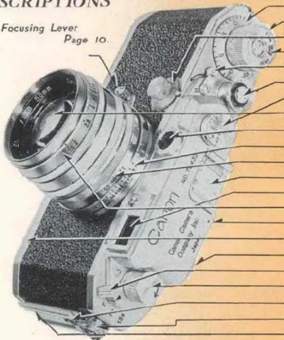 SCRIPTIONS Focusing Lever Page 10.