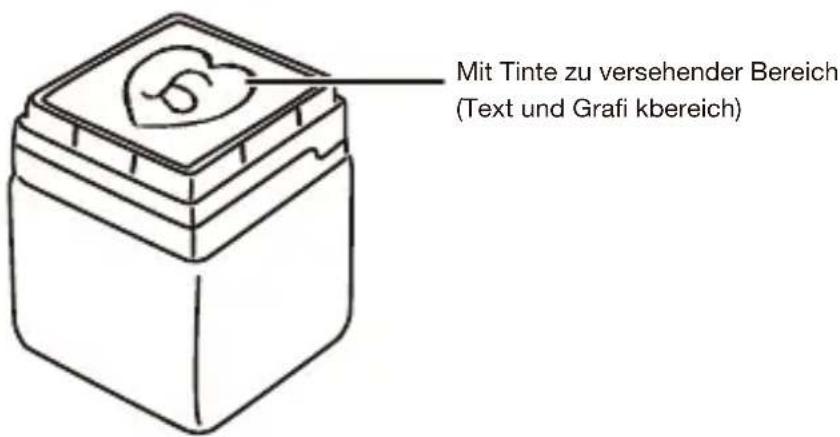 Mit Tinte zu versehender Bereich (Text und Grafi kbereich)