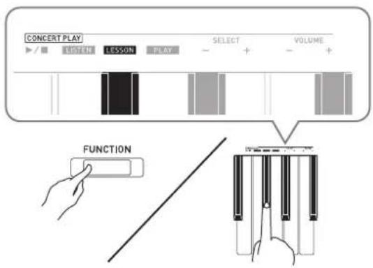 CONCERT PLAY SELECT VOLUME FUNCTION