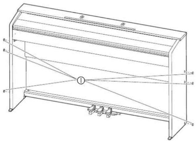 CASIO Privia PX-765 - Joint connectors - 12