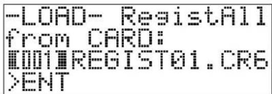 -LOAD- ResistAll from CARD: [00]REGIST01.CRE >ENT