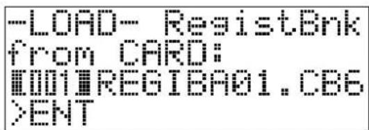 CASIO Privia PX-3BK - Registrationsspeicherbank-Daten aus einer Datei abrufen - 1