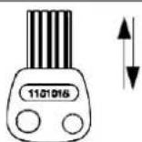 ABUS AE255F-IG - UNSCHARF schalten mit ABUS Seccor Chip-Schlüssel (Jumper A oder B/C) - 1