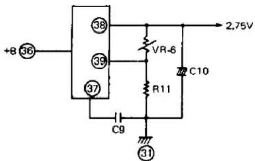 +8 36 38 39 37 VR-6 R11 C10 C9 31 2.75V
