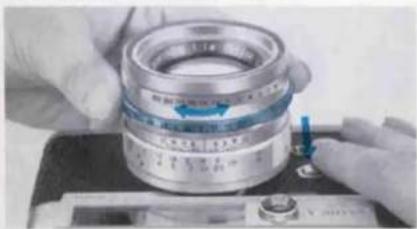 KYOCERA Lynx-5000E - TURN THE APERTURE RING WHILE PRESSING THE ACTIVATOR BUTTON - 1
