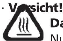STEBA VK 1400 Professional - - Auchen Sie das Gerät nicht in Wasser. - 1