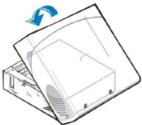 DELL OptiPlex GX100 - Systemabdeckung entfernen und wieder befestigen - 5