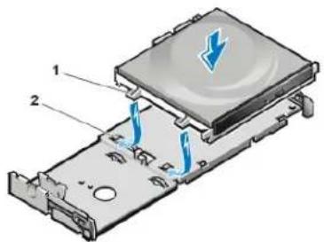 DELL OptiPlex GX100 - Ein CD-ROM-Laufwerk in ein Kompaktgehäuse einbauen - 2