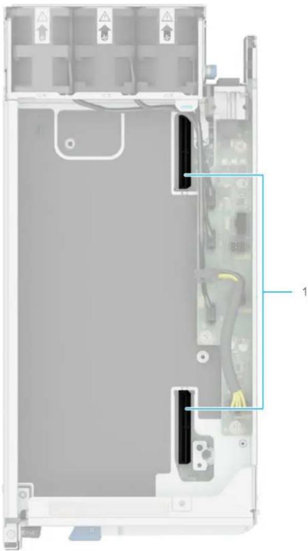 DELL PowerEdge XR4520c - Richtlinien zum Einsetzen von Erweiterungskarten - 1