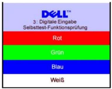 DELL™ 3: Digitale Eingabe Selbsttest-Funktionsprüfung Rot Grün Blau Weiß