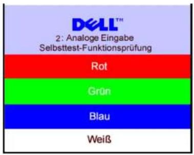 DELL™ 2: Analoge Eingabe Selbsttest-Funktionsprüfung Rot Grün Blau Weiß