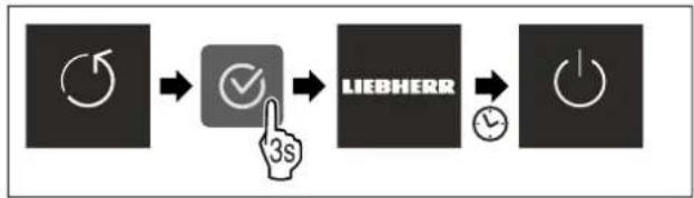 LIEBHERR SRsdh 5220 - Resetting to factory settings - 2