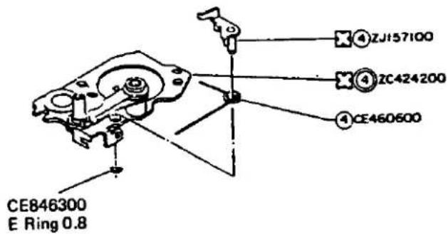 CE846300 E Ring 0.8 ④ZJ157100 ④ZC424200 ④CE460600