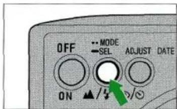 OFF MODE SEL ADJUST DATE ON ▲/↓ ✓/⊗