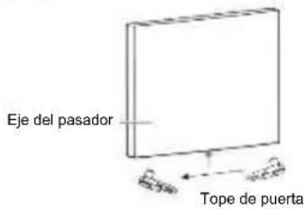 Eje del pasador Tope de puerta