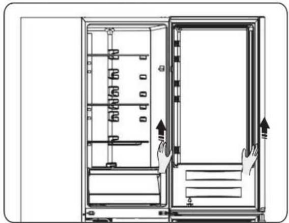 CORBERO CCHS18060W - Reversing the door - 9