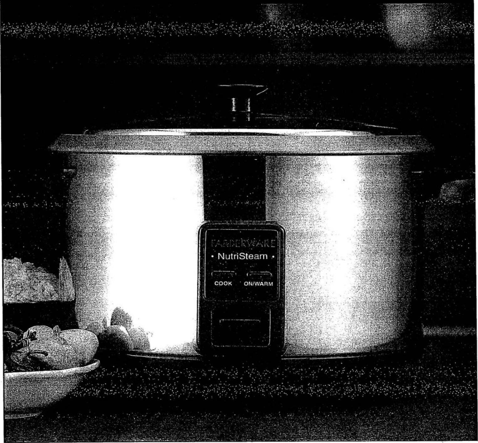 FABDERWARE • NutriSteam • COOK ON/WARM