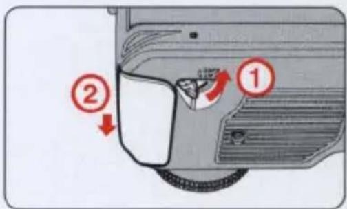 Diagram of a vehicle's front bumper with numbered annotations indicating parts of the lid and nose.