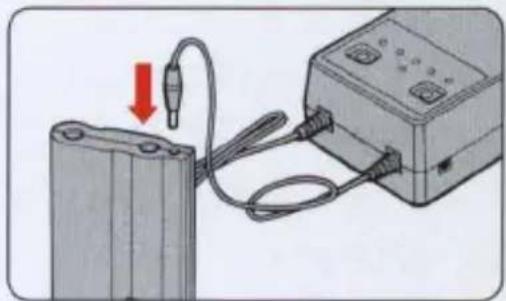 NIKON E2s - Fully recharging the battery pack - 1