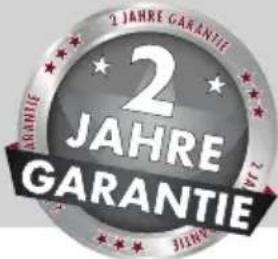 2 JAHRE GARANTIE GARANTIE JAHRE GARANTIE