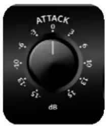 ATTACK 0 3 6 10 dB