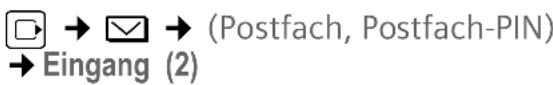 → (Postfach, Postfach-PIN) →Eingang (2)