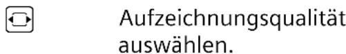 GIGASET S680 - Aufzeichnungsqualität einstellen - 2