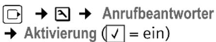 GIGASET S680 - Anrufbeantworter ein-/ausschalten - 1