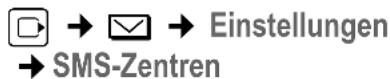 GIGASET S680 - SMS-Zentrum eintragen/ändern - 1