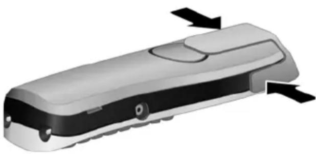 GIGASET S675IP - Gürtelclip befestigen - 1