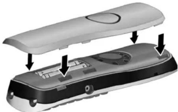 GIGASET S675IP - Akkudeckel schließen - 1