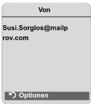 Von Susi.Sorglos@mailp rov.com Optionen