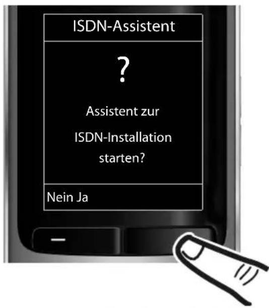 ISDN-Assistent ? Assistent zur ISDN-Installation starten? Nein Ja