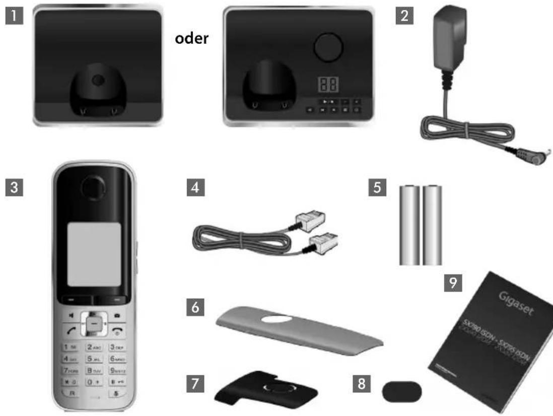 GIGASET SX790 - Verpackungsinhalt überprüfen - 1