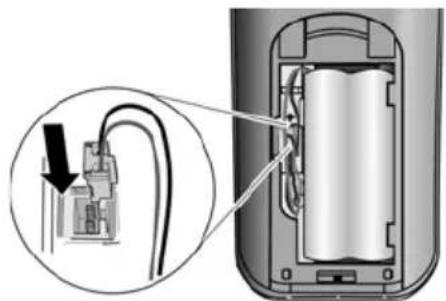 GIGASET A260 - Akkupack einlegen - 1