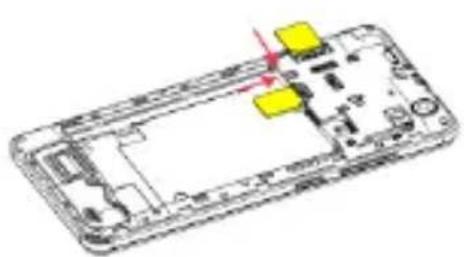DENVER SDQ-50002G - SIM-Karte einsetzen - 1
