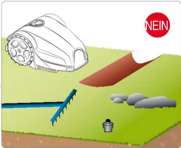 ALPINA AR1 - Vorbereitung des zu mähenden Rasens - 1