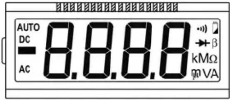 AUTO DC AC 8.8.8.8 kMΩ mA VA