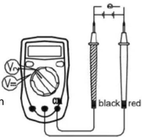 Vn V= α black red