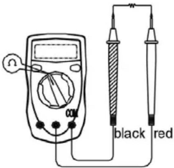 black red